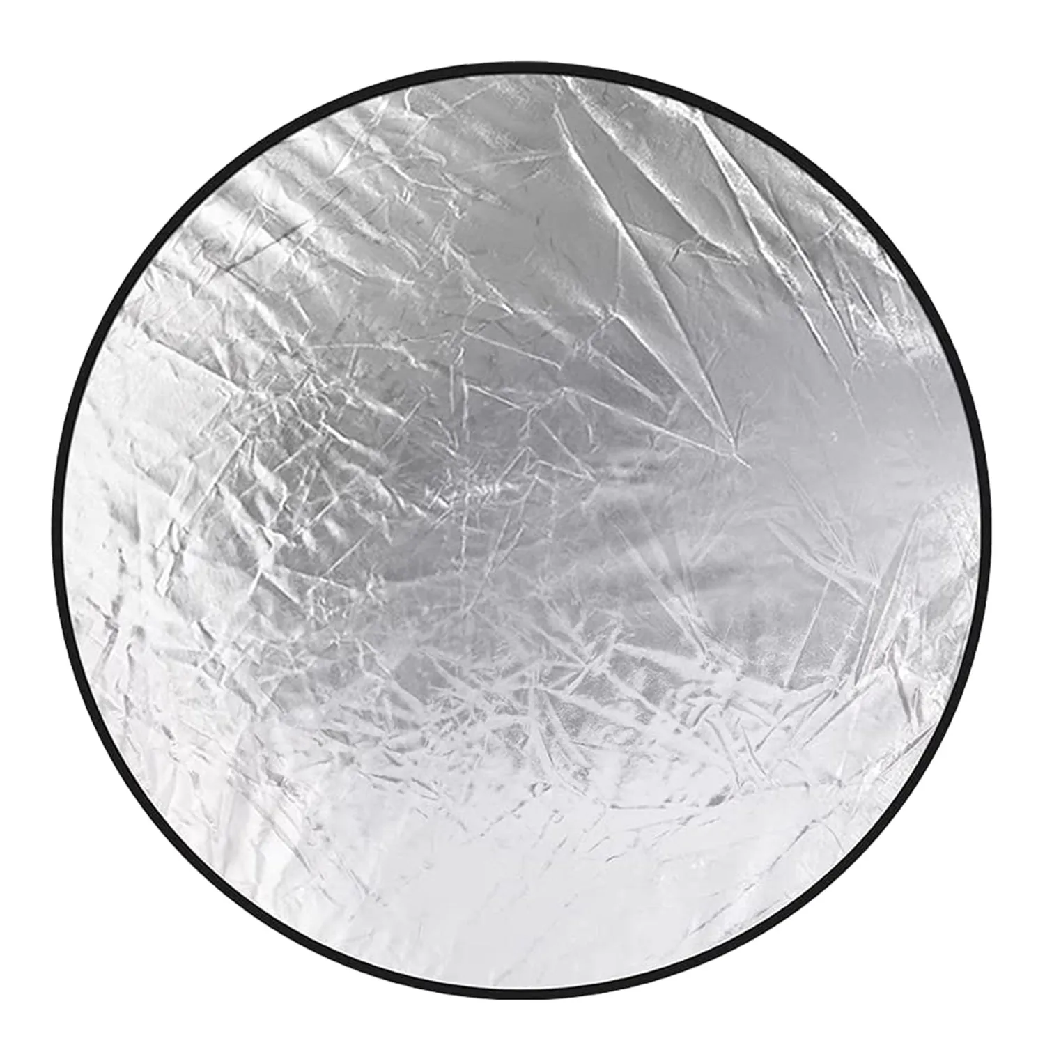 42.5In 5 In 1 Photography Round Light Reflector Collapsible Multi Disc Light Diffuser w/ Storage Bag Translucent Silver Gold White Black 5 Colors Refl- Electronics