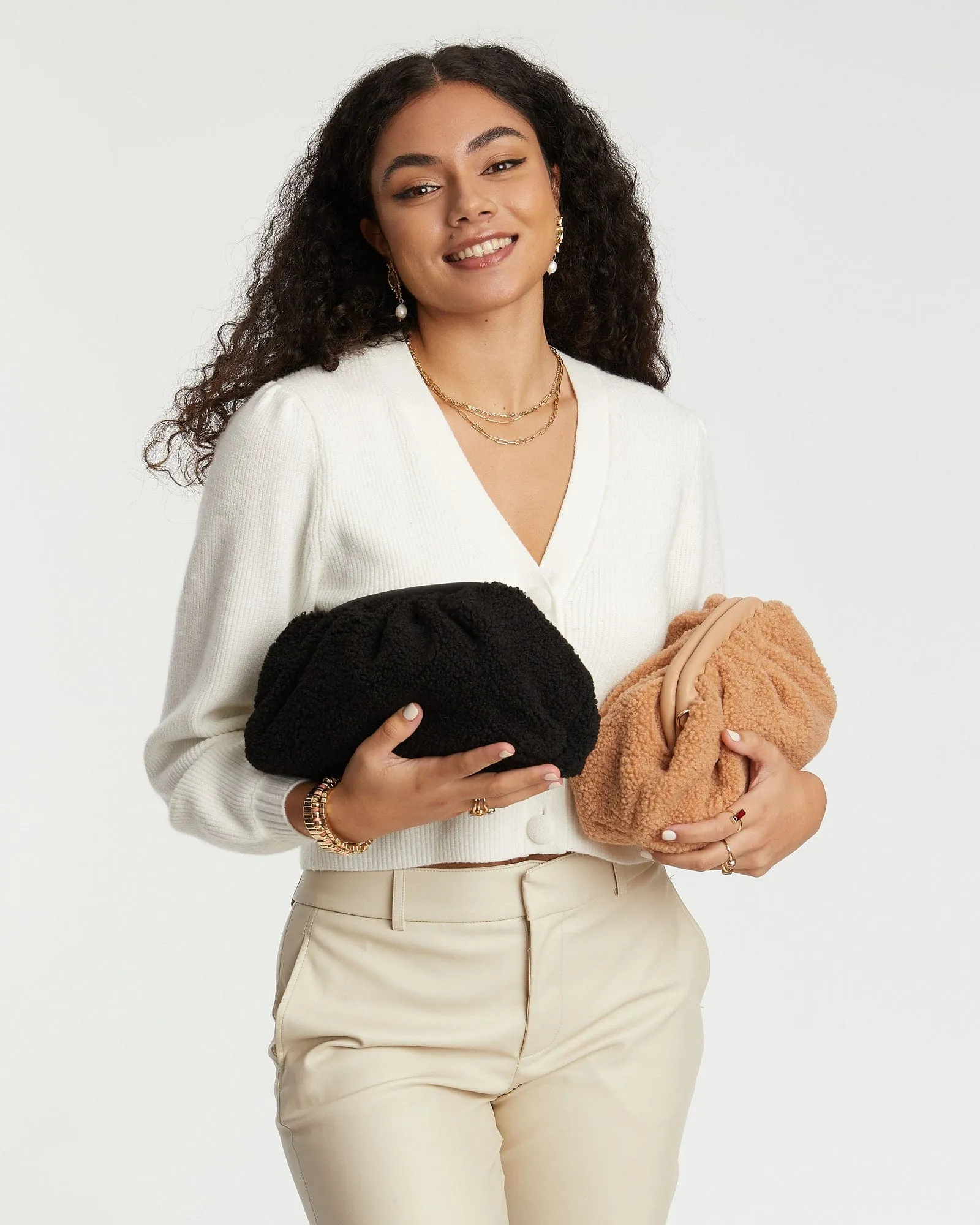 Black Vicci Clutch Bag
