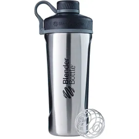 Blender Bottle Radian 26 oz. Stainless Steel Shaker Mixer Cup with Loop Top
