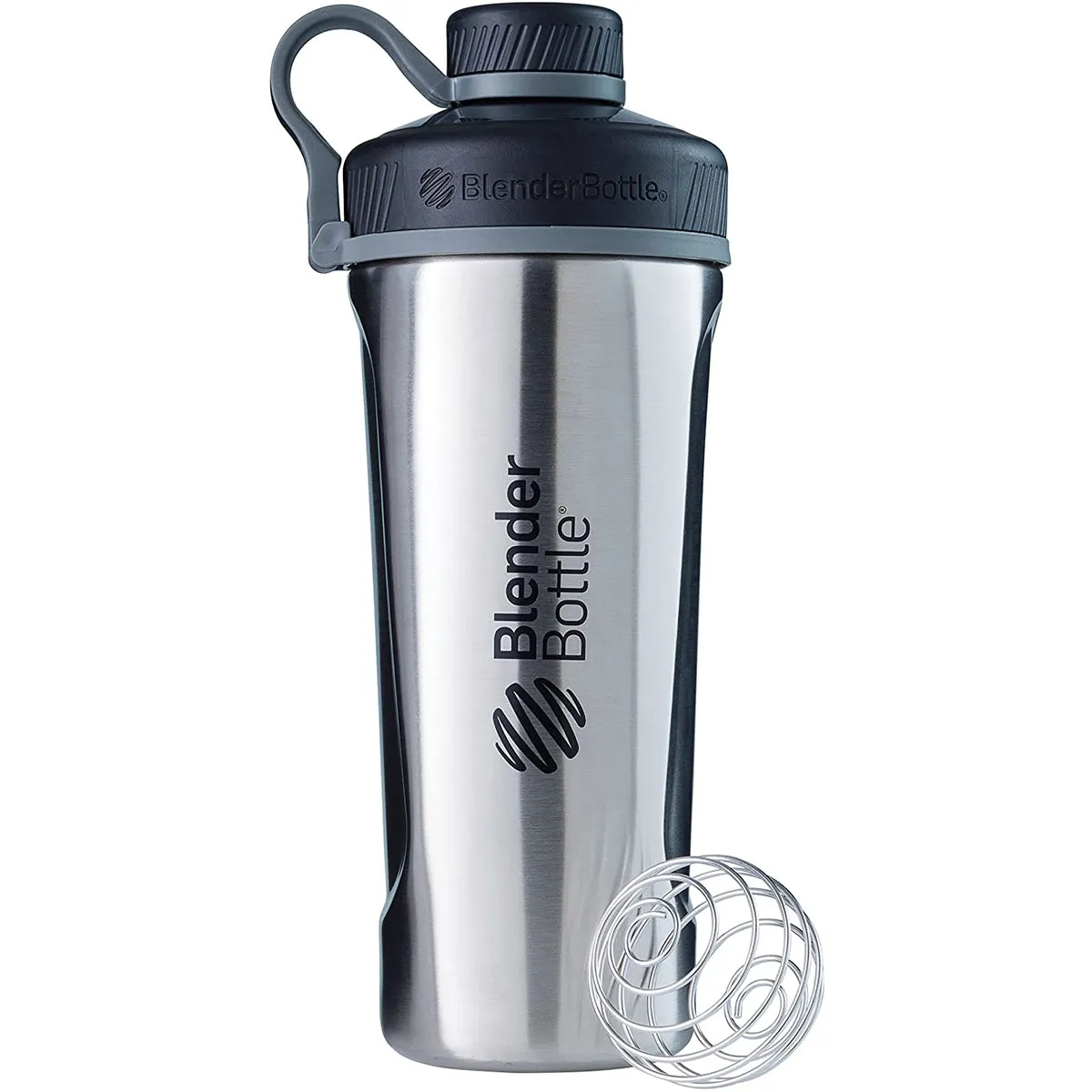 Blender Bottle Radian 26 oz. Stainless Steel Shaker Mixer Cup with Loop Top