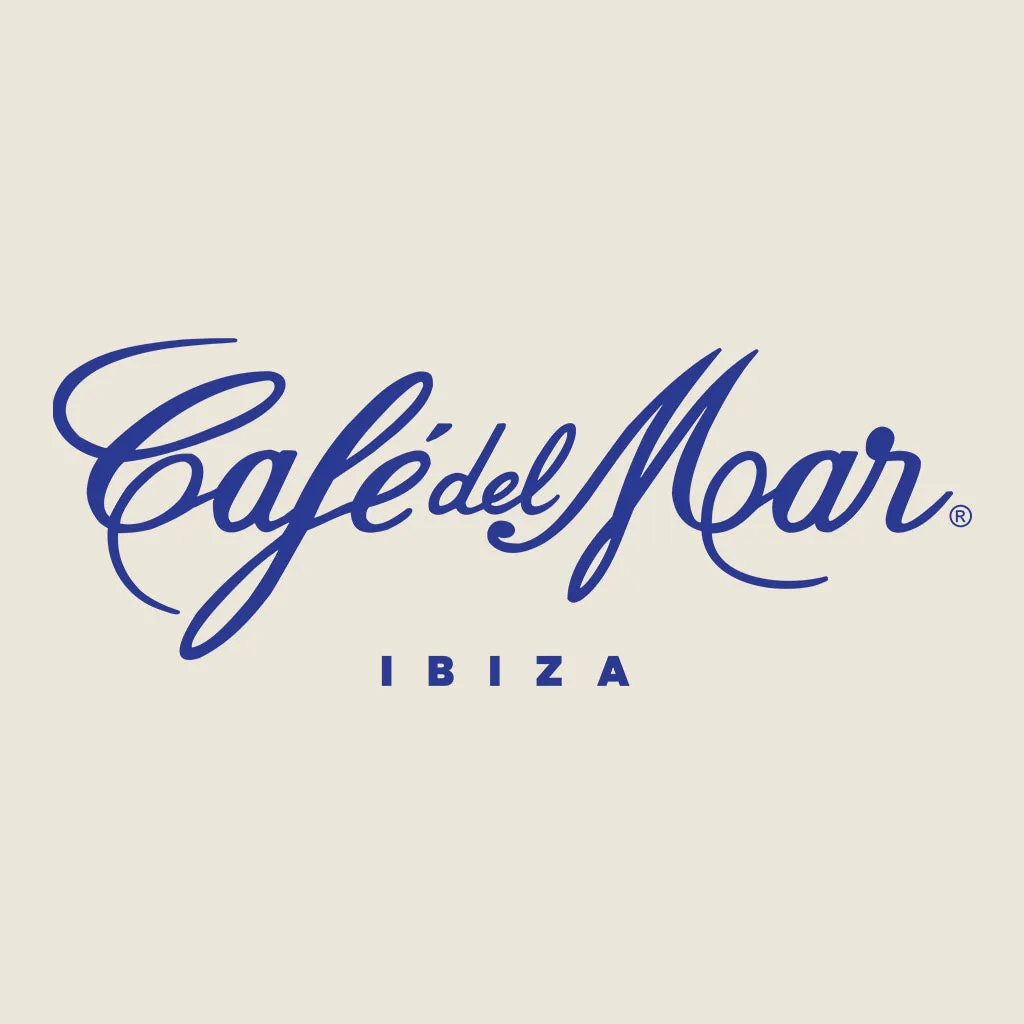 Café del Mar Ibiza Bold Blue Logo Rope Handle Beach Bag