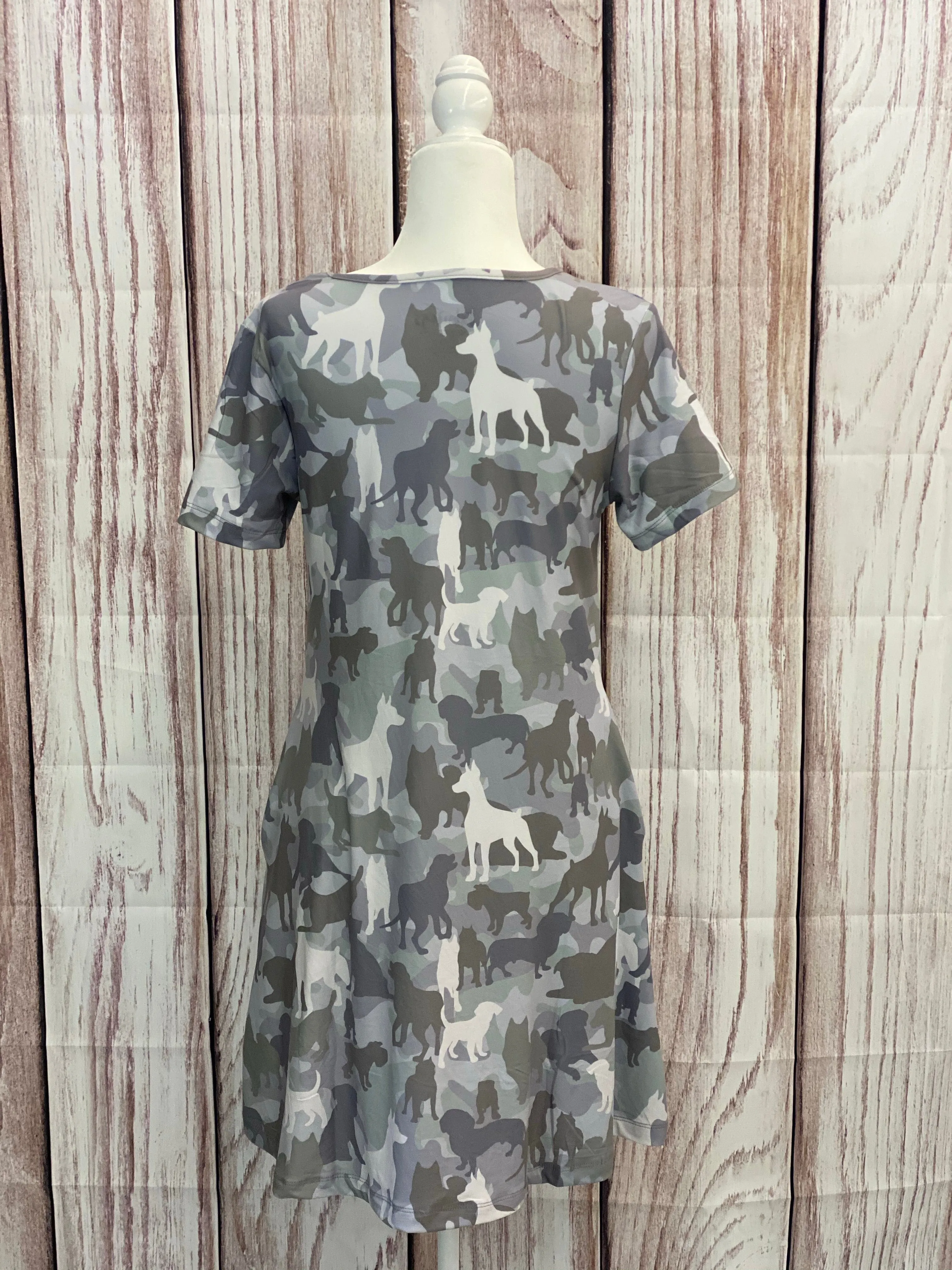 Camo Pup Tunic w/Sleeves