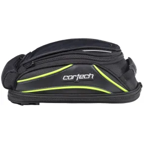 Cortech Super 2.0 10L Tank Bag - Black/Hi-Viz