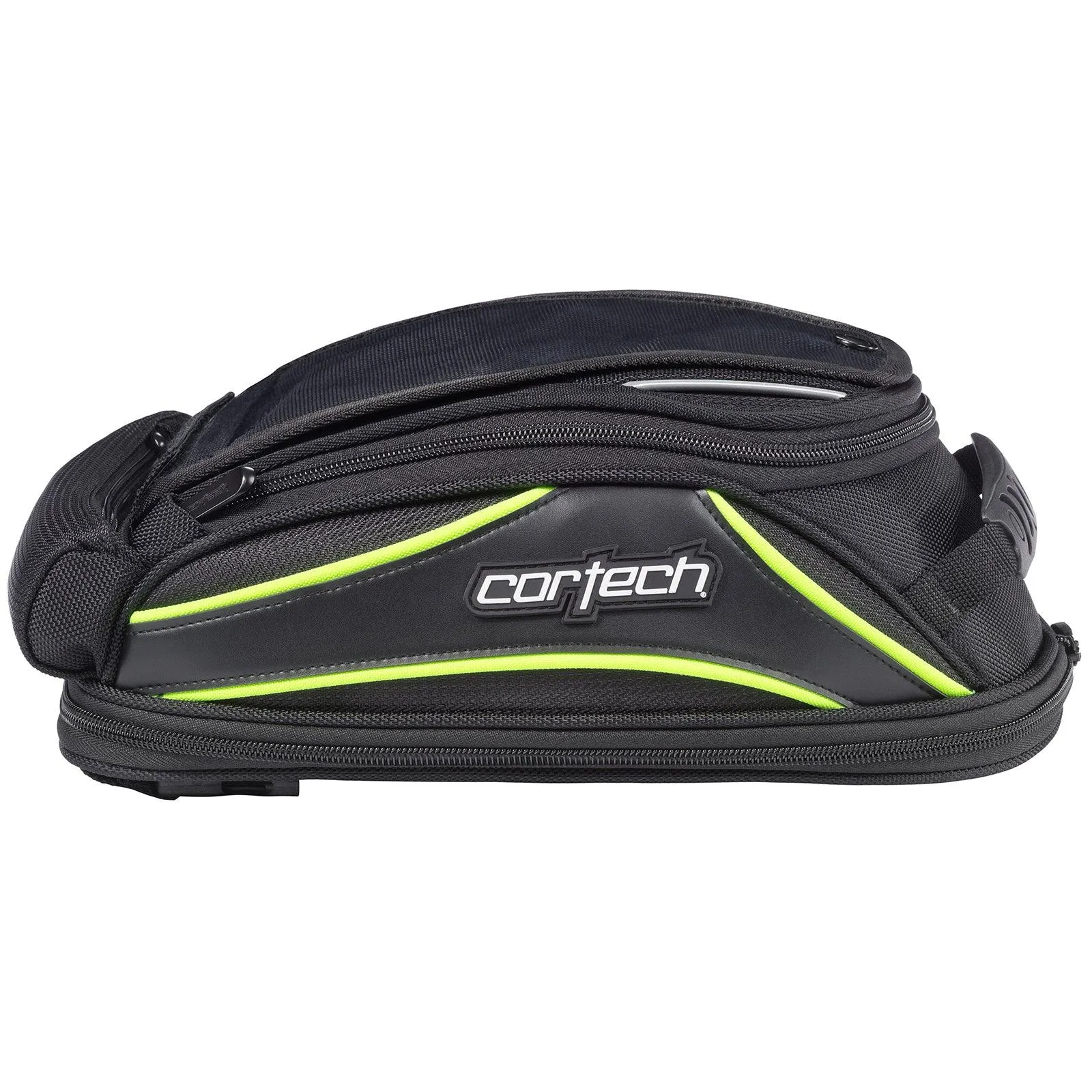 Cortech Super 2.0 10L Tank Bag - Black/Hi-Viz