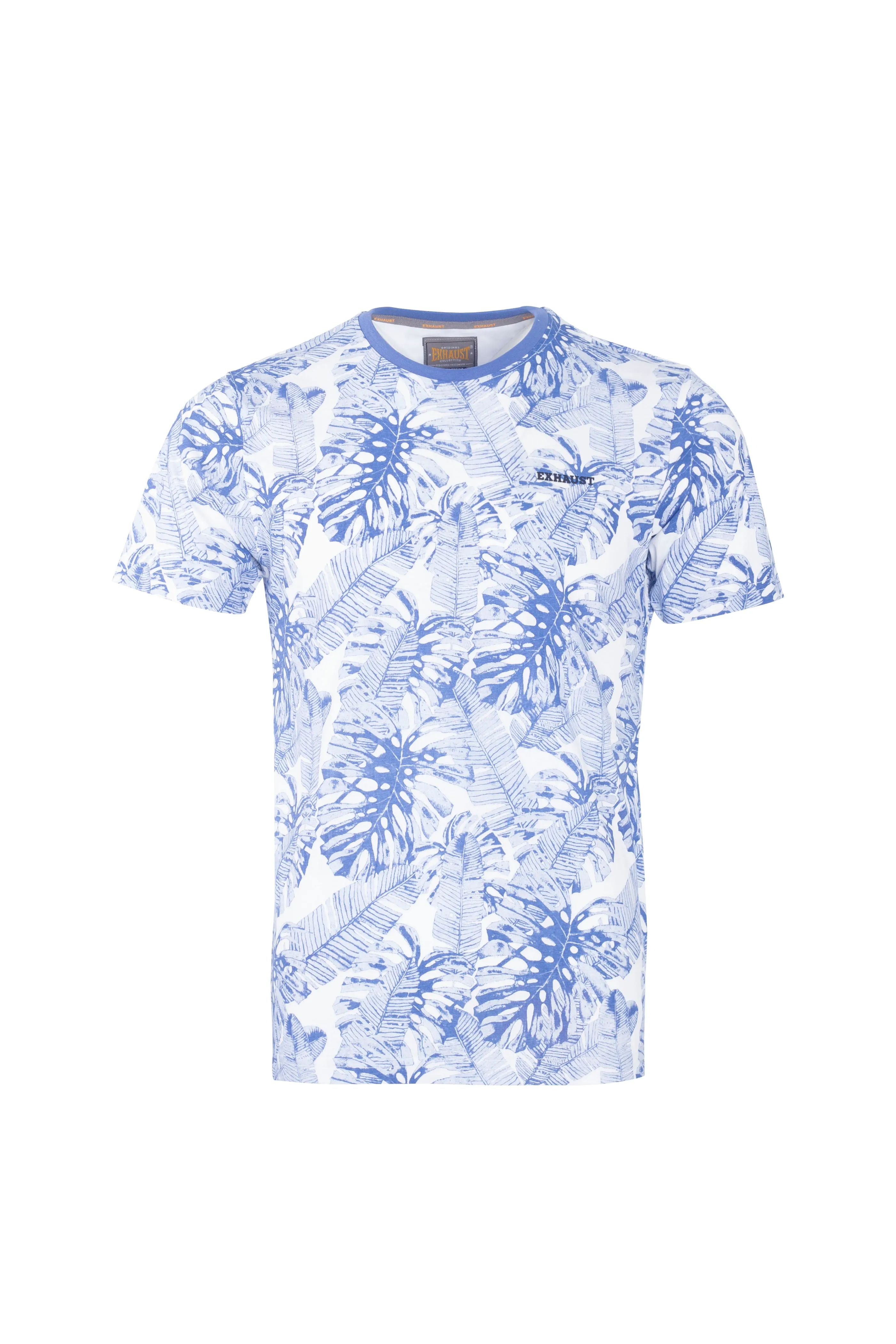 EXHAUST ROUND NECK T SHIRT [FREE CUT] 1672