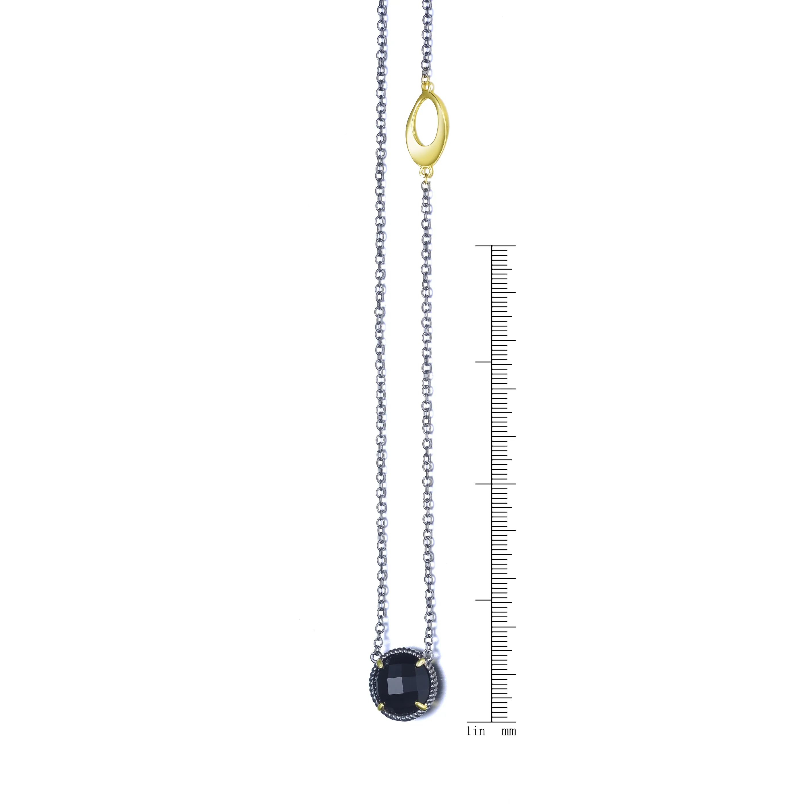 Gabrielle Black Cubic Zirconia Necklace