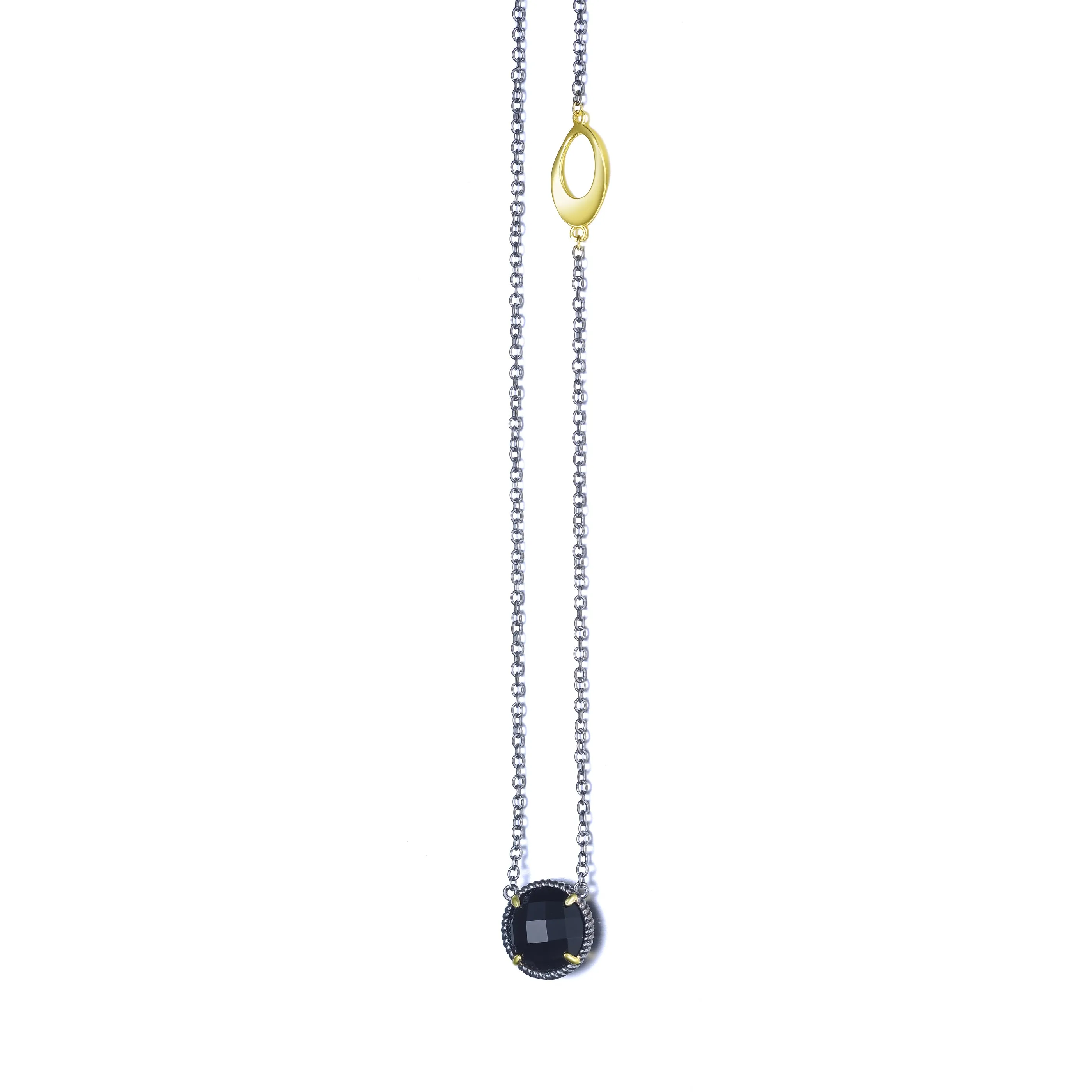 Gabrielle Black Cubic Zirconia Necklace