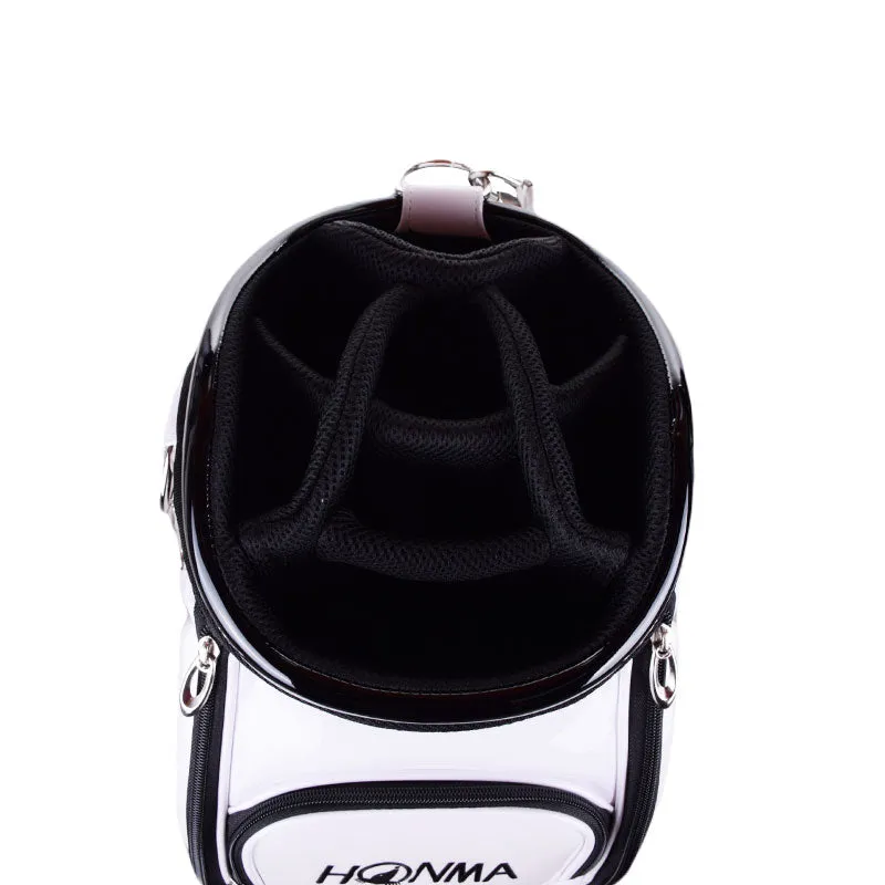 HONMA Gear 9" Caddie Bag (White/Black)