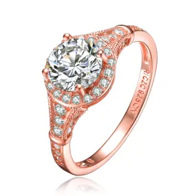 Juliette Midi Solitaire Engagement Ring