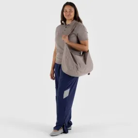 Large Nylon Crescent Bag - Dove (41" Strap)