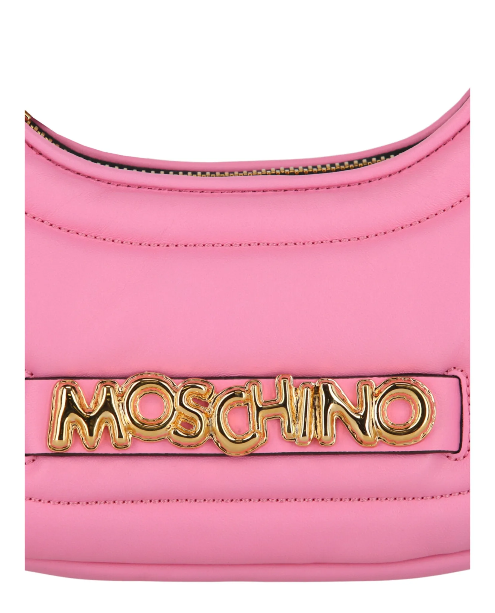 Moschino Balloon Lettering Crescent Bag