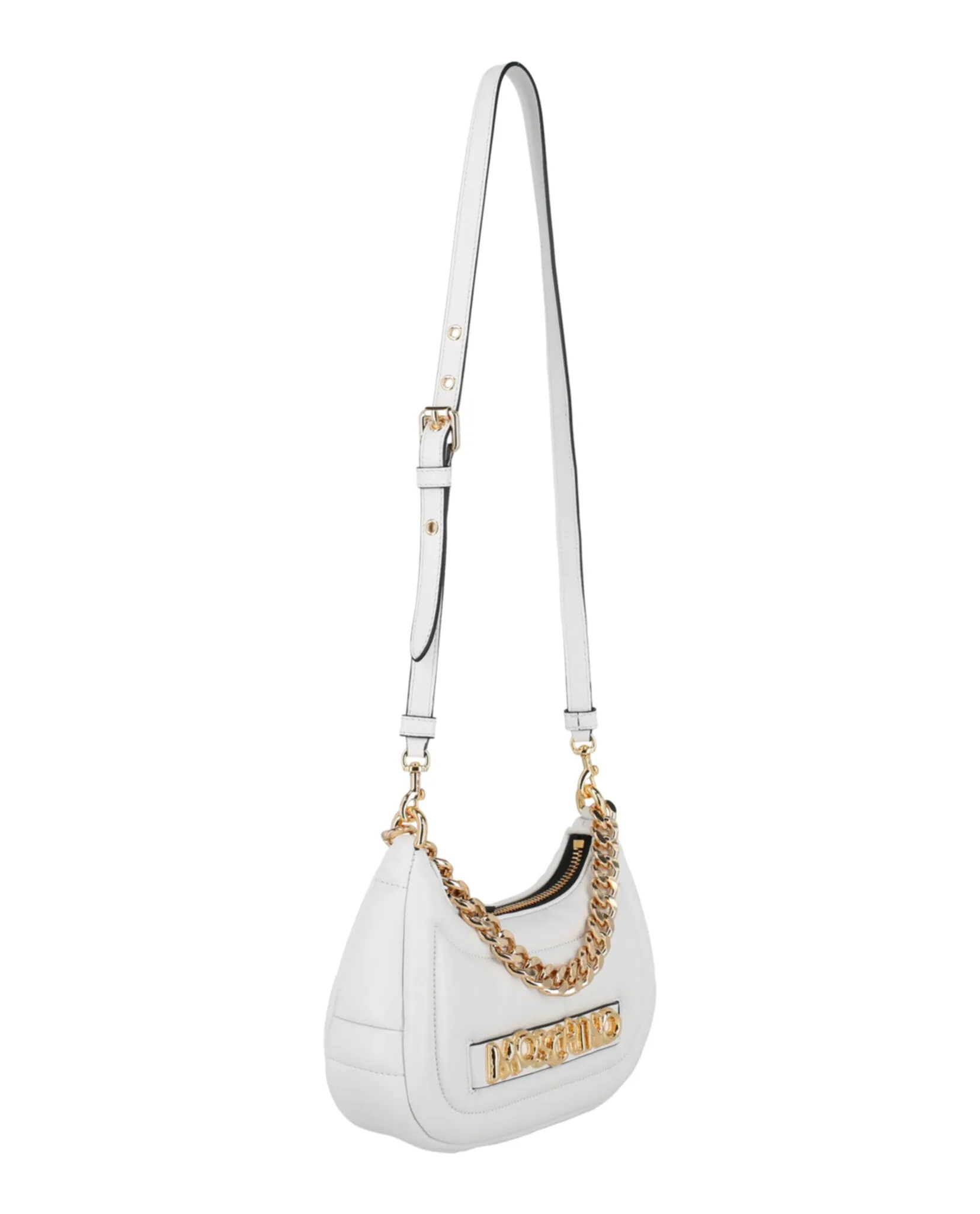 Moschino Balloon Lettering Crescent Bag