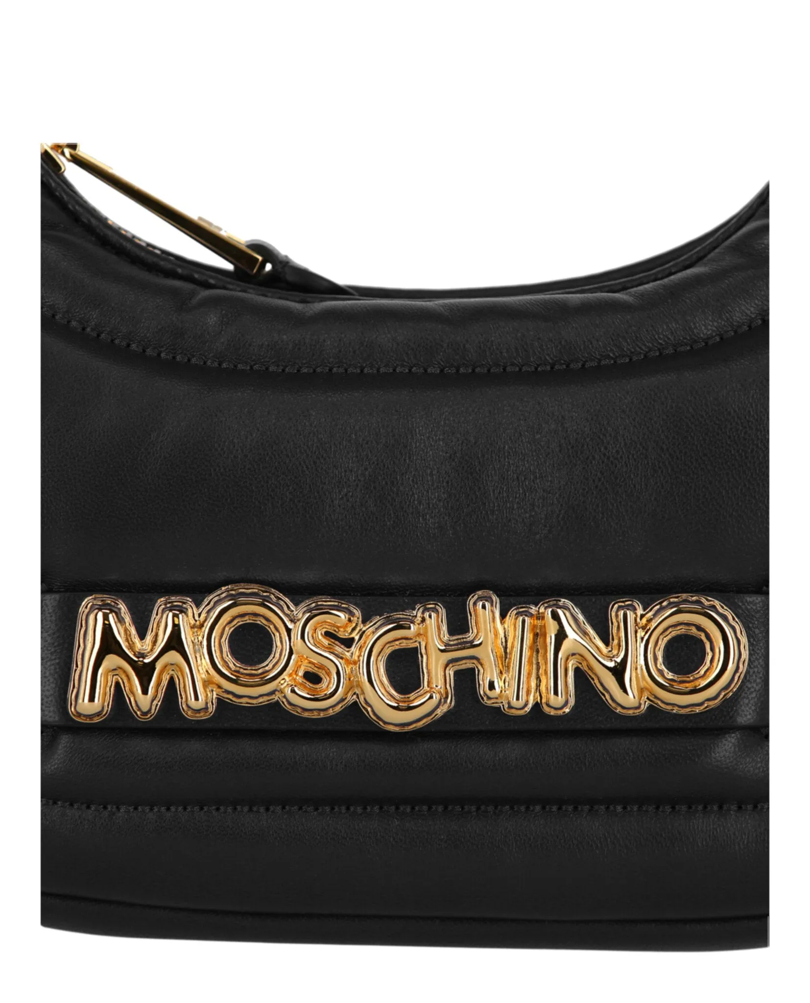 Moschino Balloon Lettering Crescent Bag