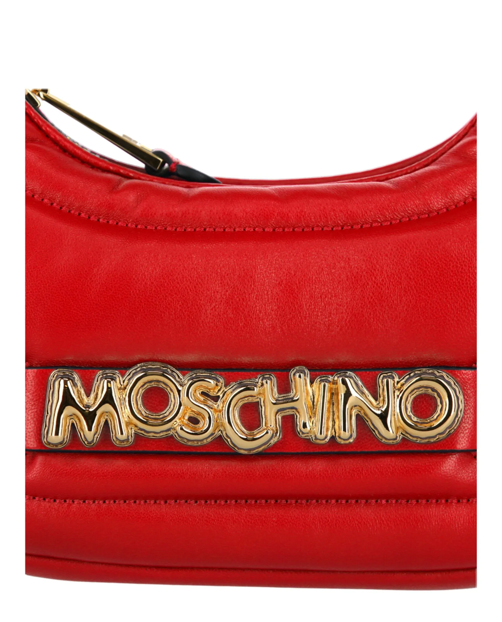 Moschino Balloon Lettering Crescent Bag
