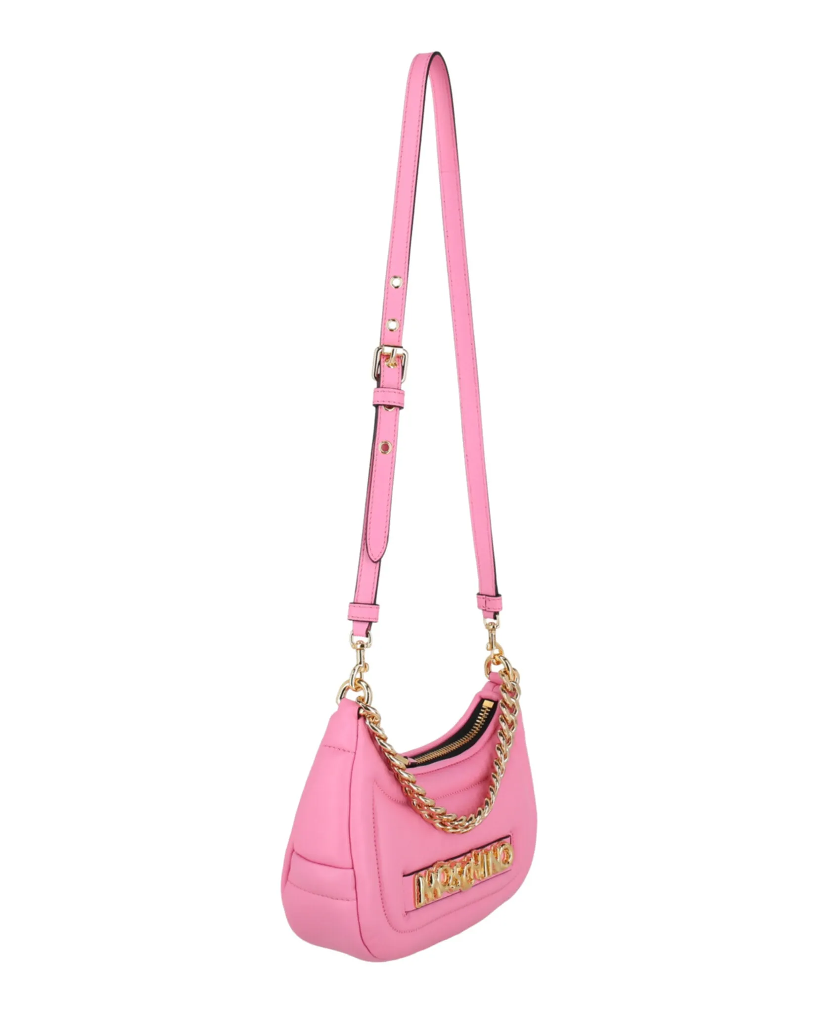 Moschino Balloon Lettering Crescent Bag