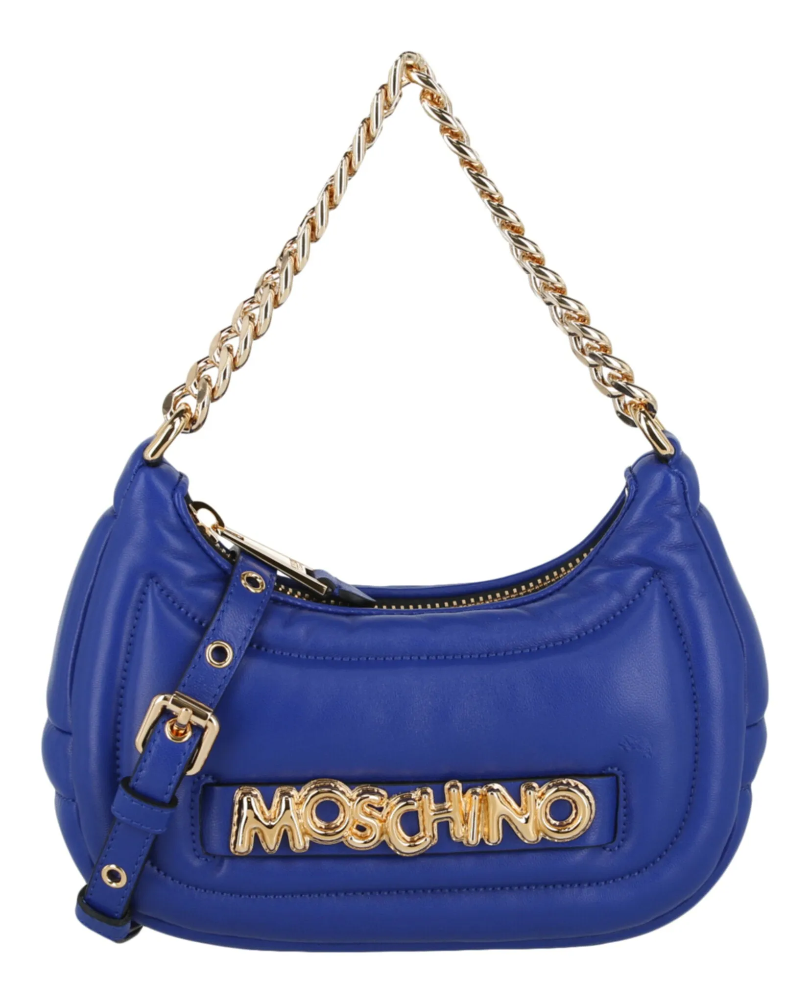 Moschino Balloon Lettering Crescent Bag