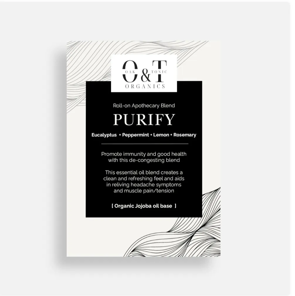 Oak & Tonic Organics | Purify [Organic Roller]