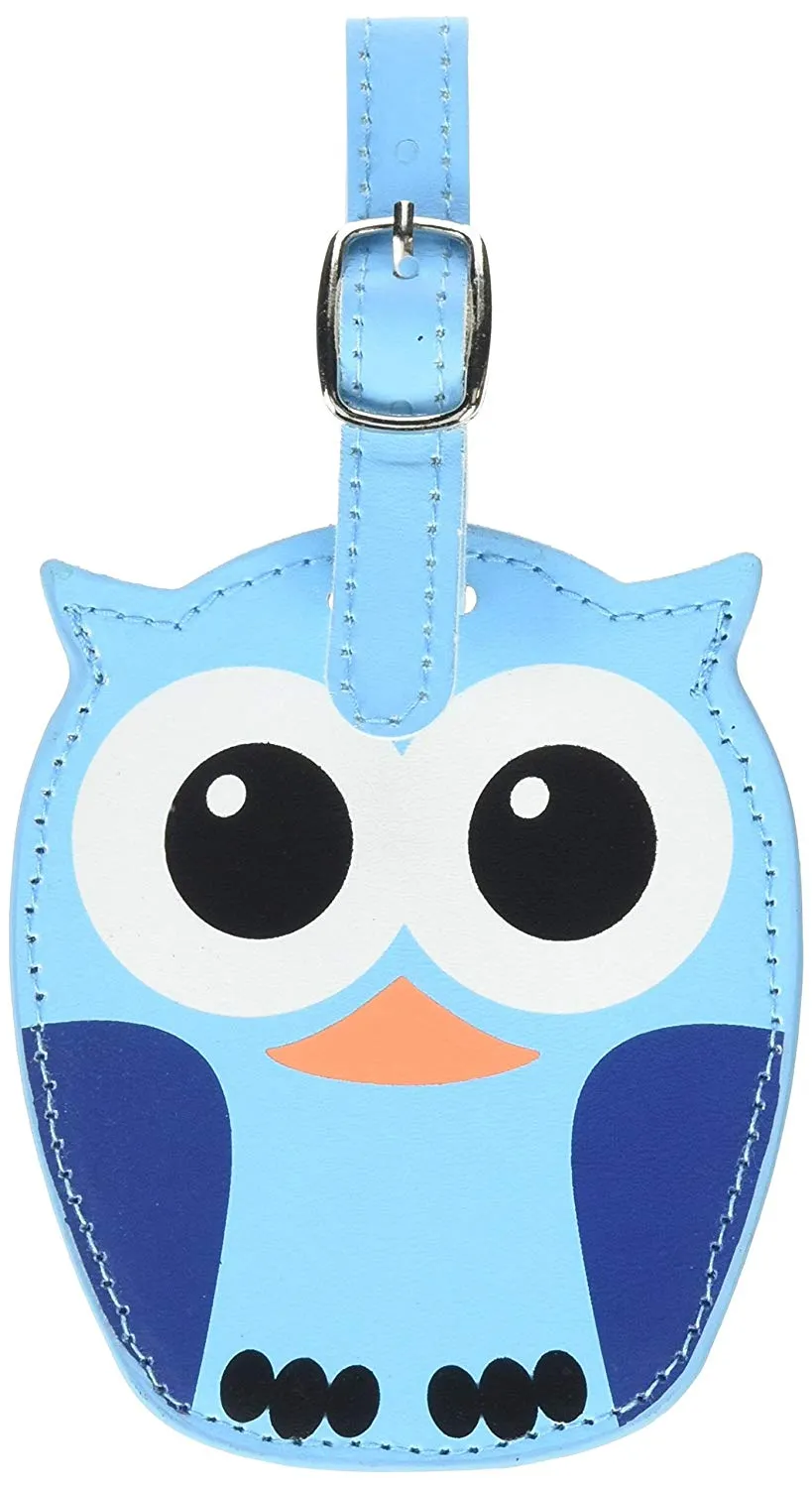 Owl Luggage Tag