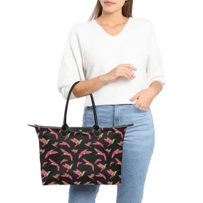 Red Swift Colourful Black Single-Shoulder Lady Handbag