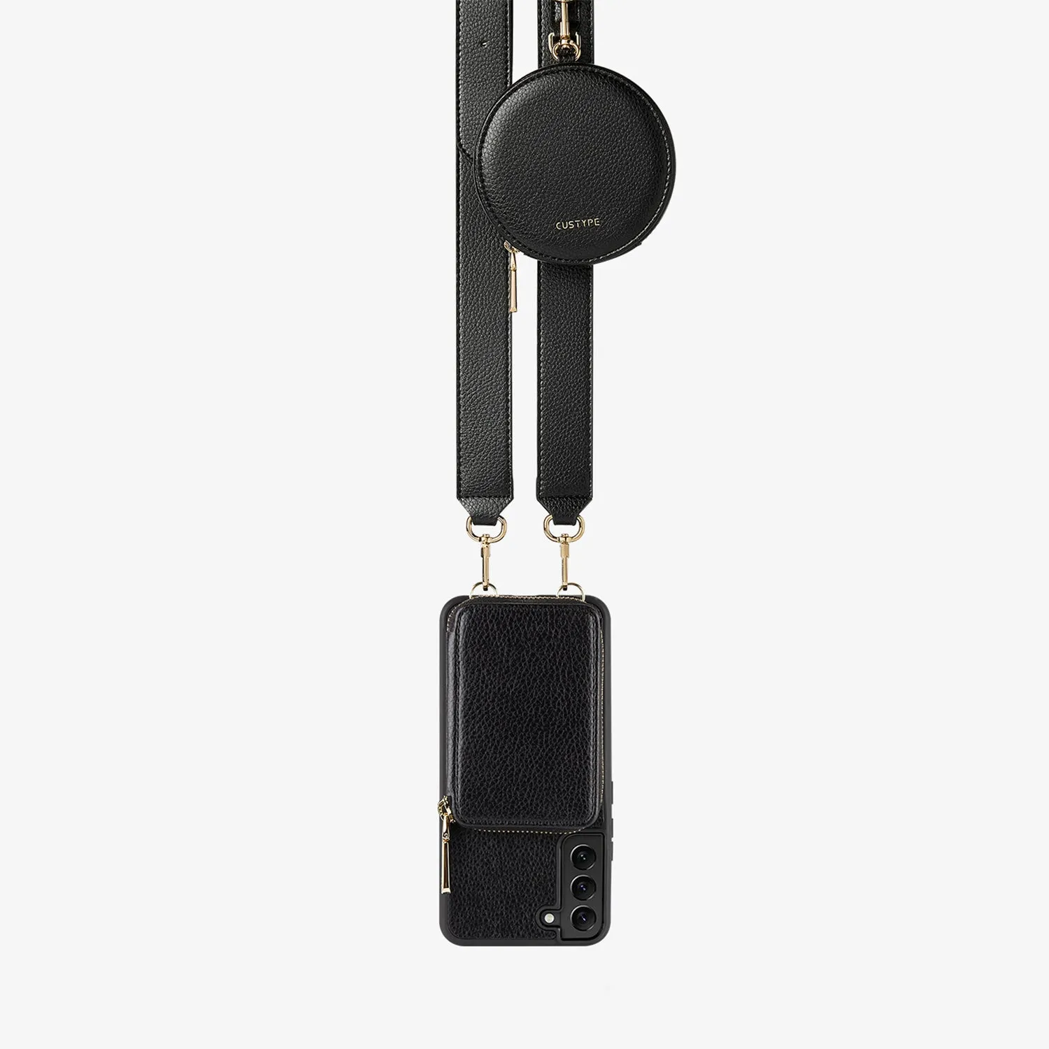 Samsung Galaxy Phone Case Round Pouch Set
