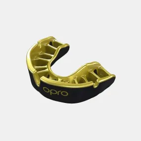 Self-Fit Gold Youth Mouthguard | Black/Gold