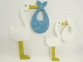 Stork Styrofoam Cutout