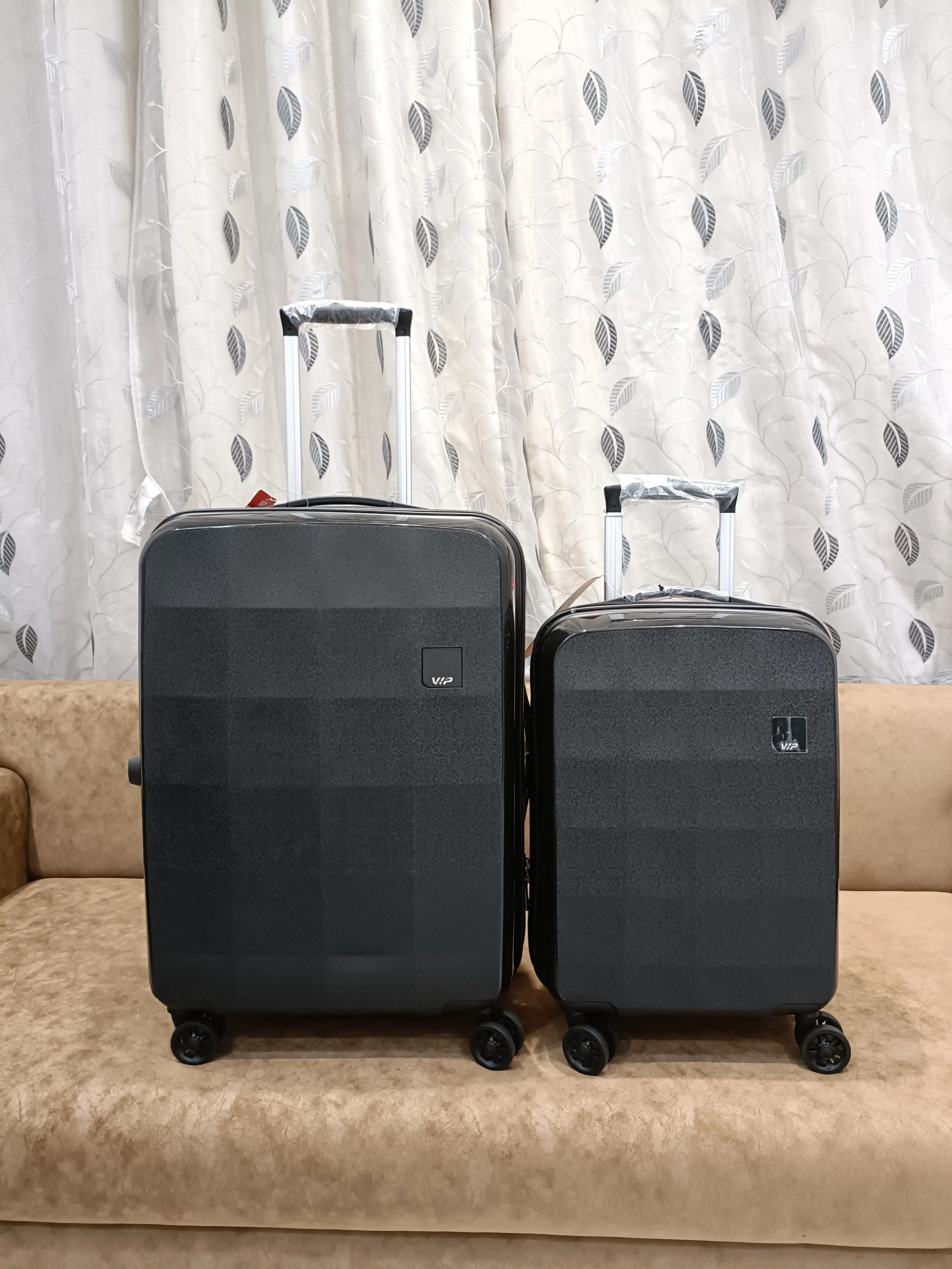 Vip pixel 2 pcs set trolly bag small and medium size