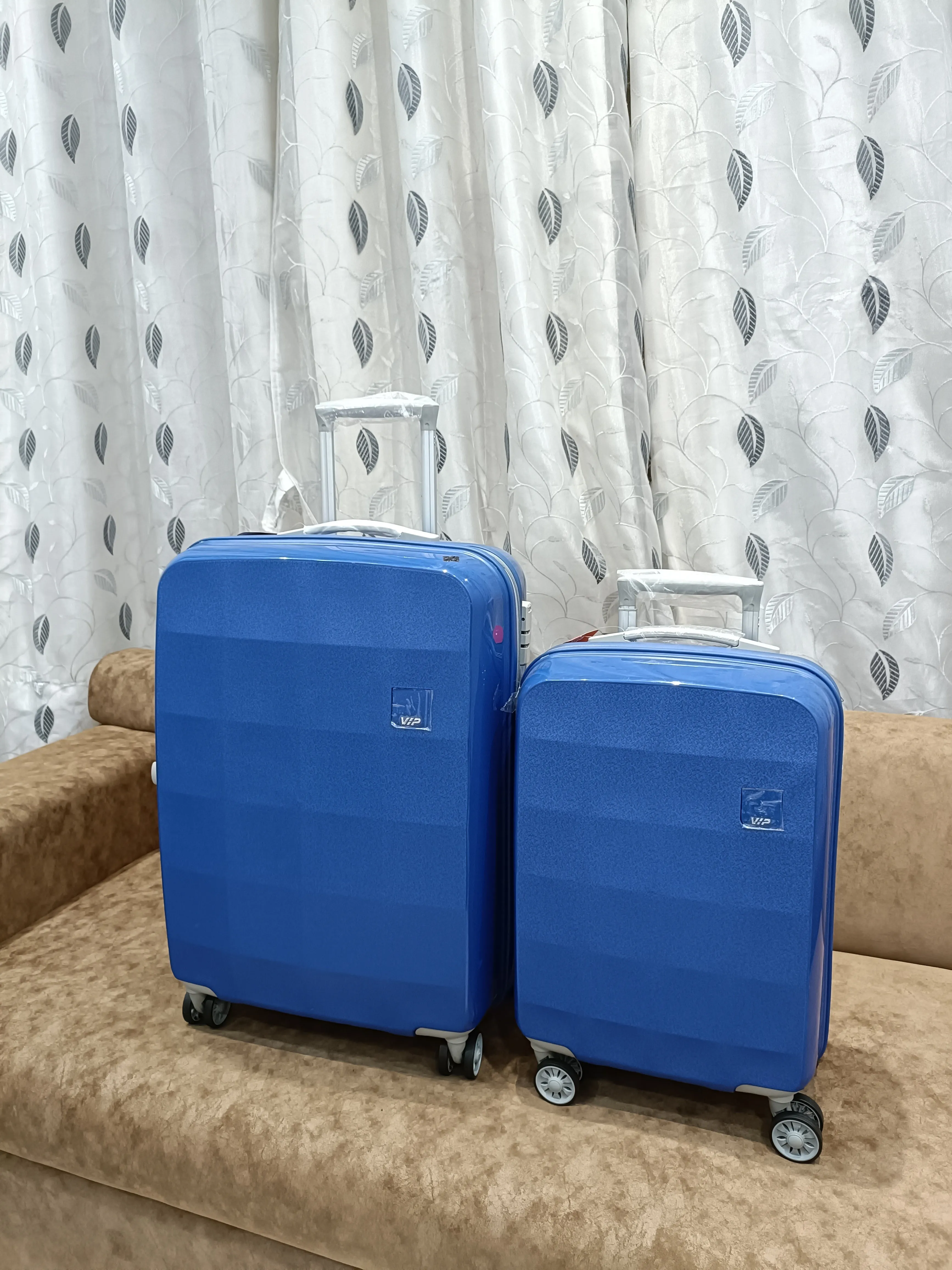 Vip pixel 2 pcs set trolly bag small and medium size